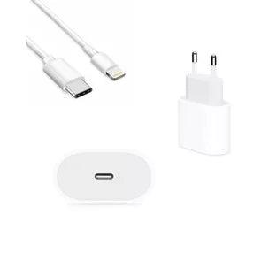 Kit Carregador De iPhone Fonte + Cabo Carregamento Rápido PD 20w - EncantoShoppe