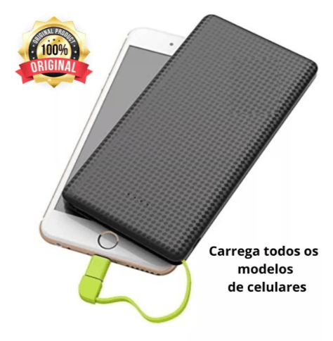 Bateria Portátil Power Bank 10.000mah Universal - EncantoShoppe