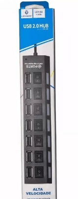 Hub Extensão 7 Portas Usb 2.0 - EncantoShoppe